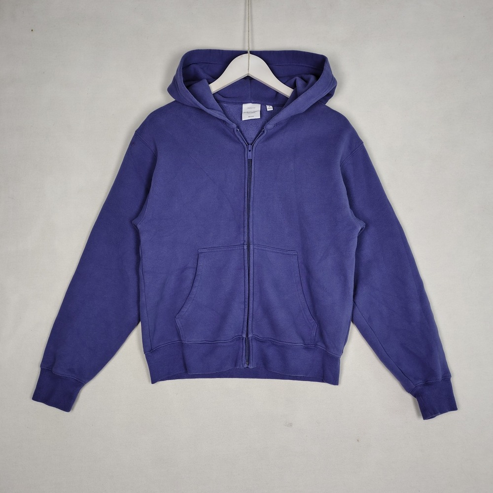 Aritzia Tna Sweatfleece Cozy Fleece Perfect Fit Zip Hoodie Purple Small